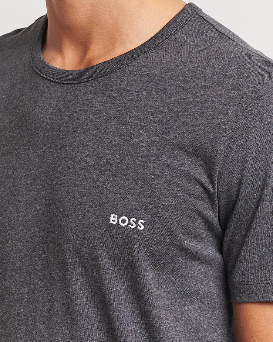BOSS BLACK 3-Pack Crew Neck T-Shirt Grey/White/Black