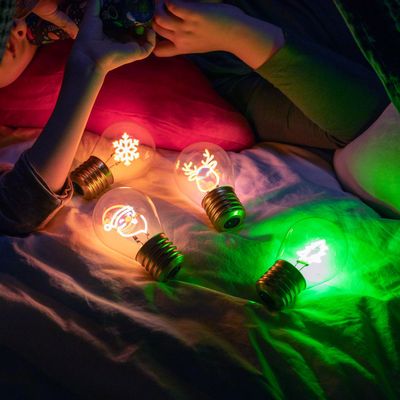 Lampe de table en forme d’ampoule xmas tree
