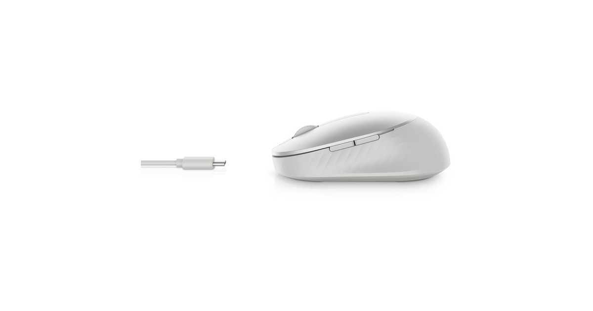 DellPro Premium compacte muis - MS7421W  (Zilver/wit, 1000 - 4000 DPI)