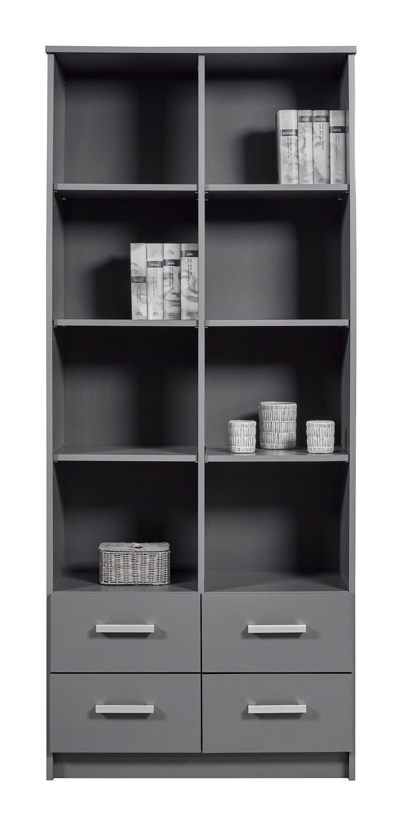 Regal Robert Biblio grau 81,5 x 191,5 x 40 cm