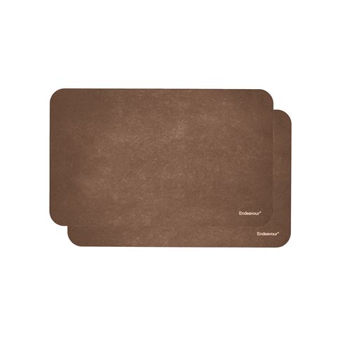 Endeavour Twin Boards Skærebrætter, Brun, 35,5x23,5 cm