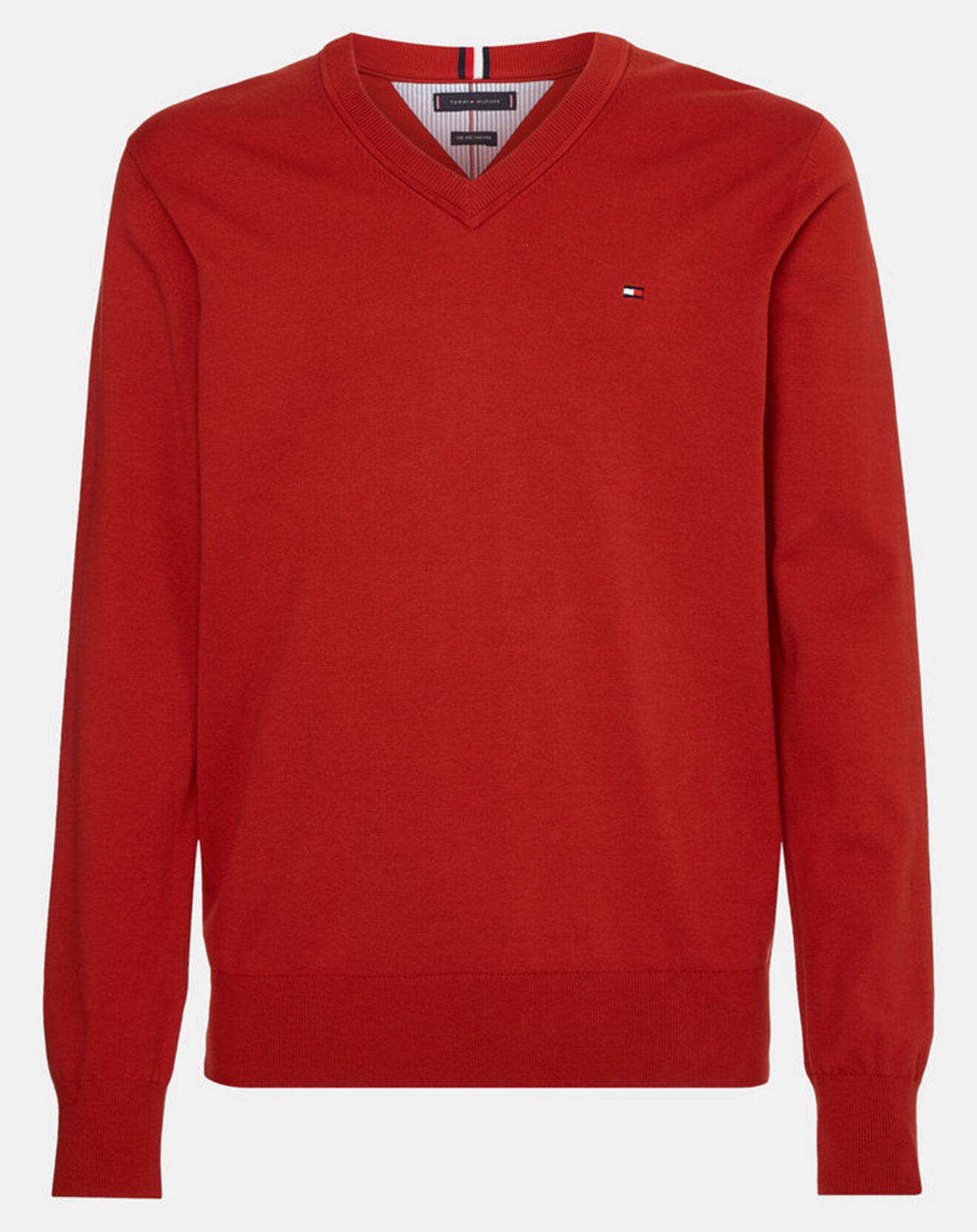 Tommy Hilfiger Pull 1985 col V rouge