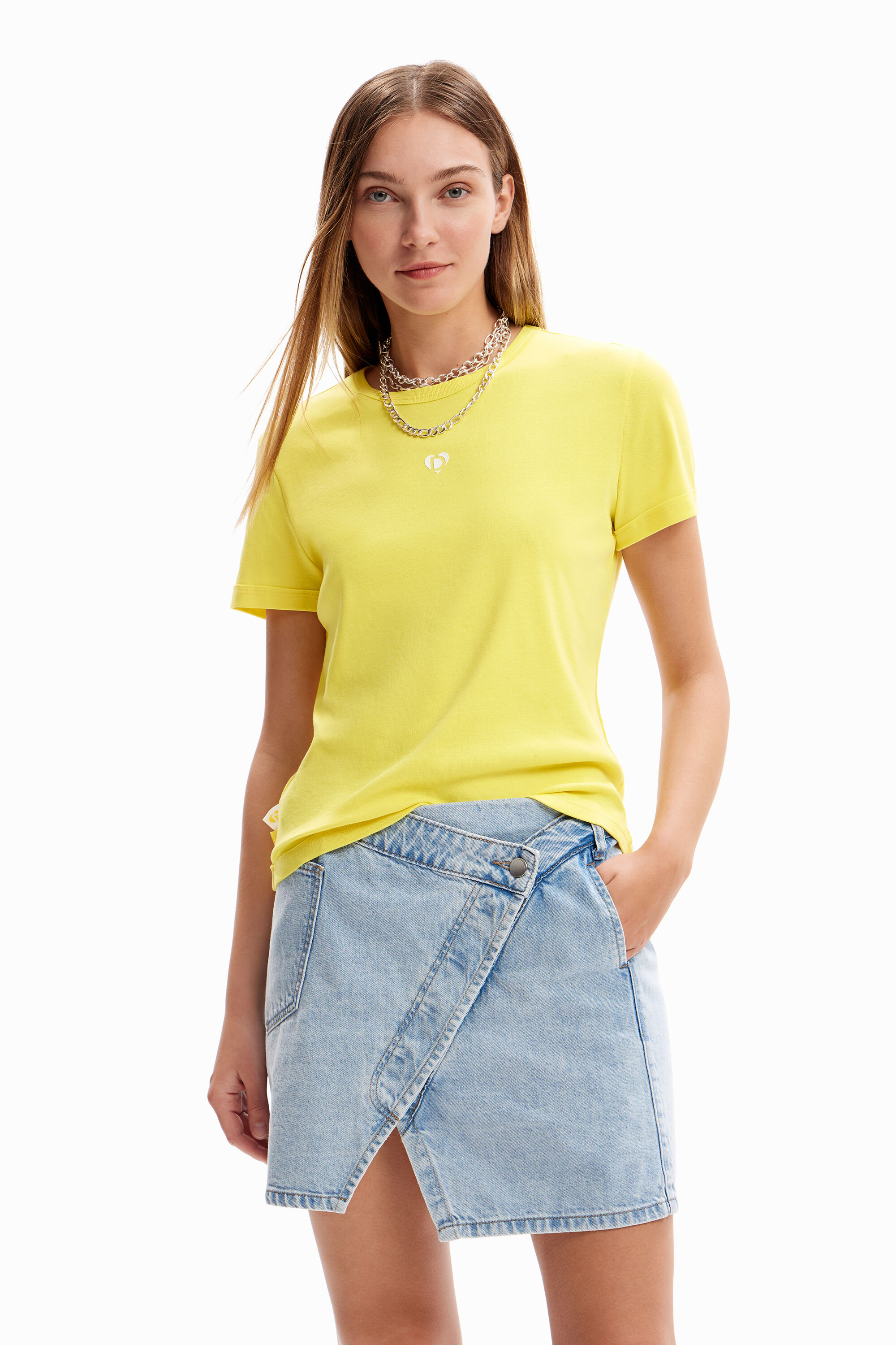 T-shirt basique cœur