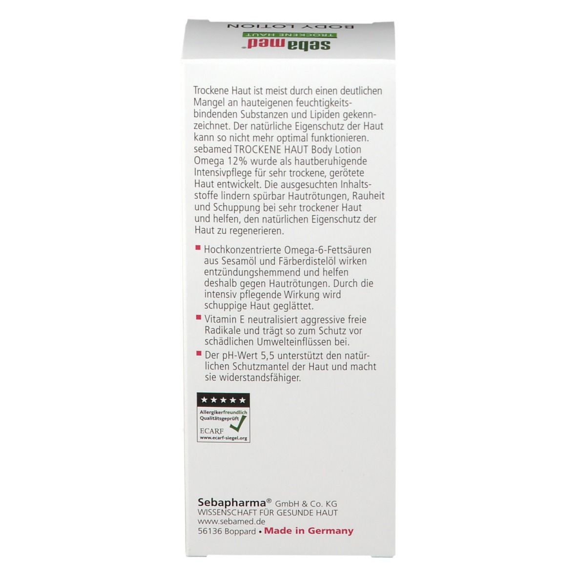 sebamed® Trockene Haut Body Lotion Omega 12%
