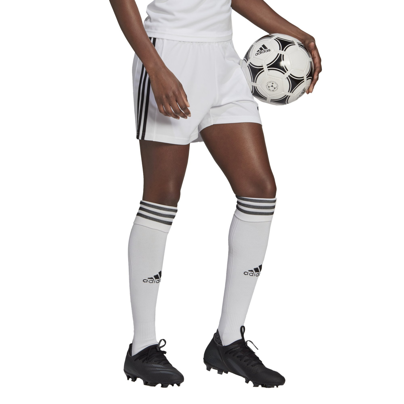 Adidas Squadra 21 Voetbalbroekje Dames Wit Zwart