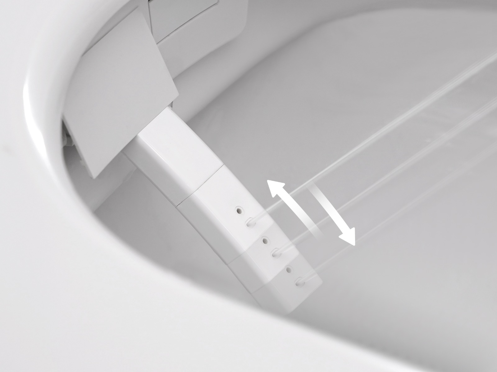 Clou Clever douche wc met turboflush en softclose zitting wit glans