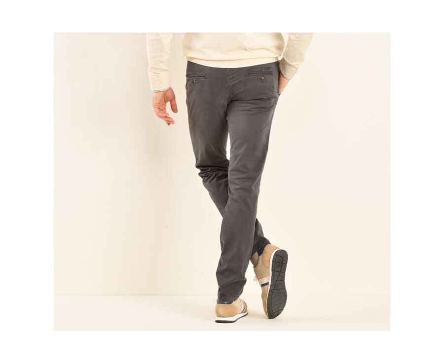 Pantalon chino homme Réglisse - KYRK