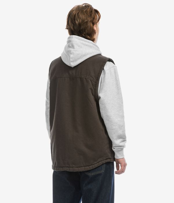 Dickies Duck Canvas Weste (dark brown) online kaufen | skatedeluxe