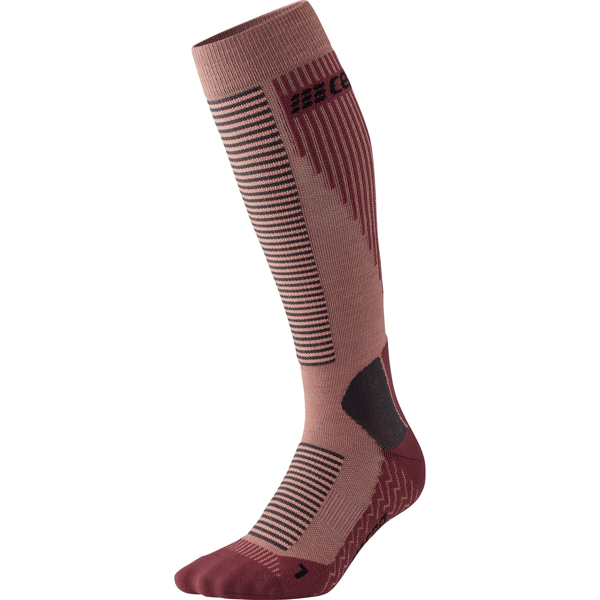 CEP Ski Touring Compression Socks Damen rose