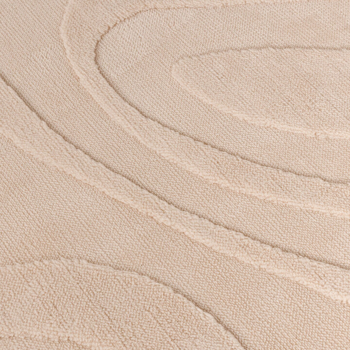 Scandinavisch vloerkleed - Charm Shapes Beige