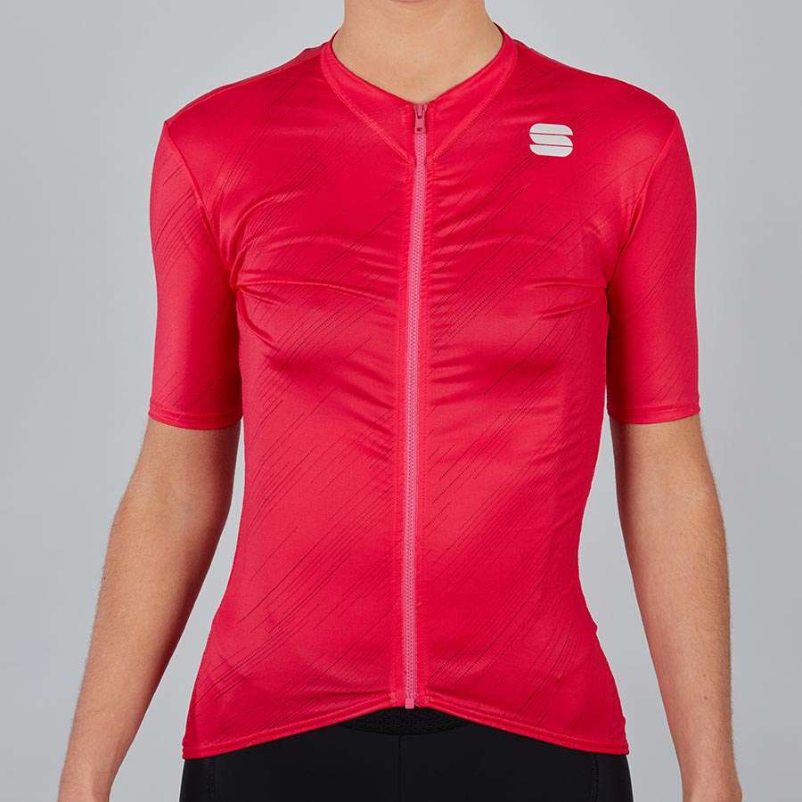 Sportful Flare Fietsshirt Korte Mouwen Roze Dames