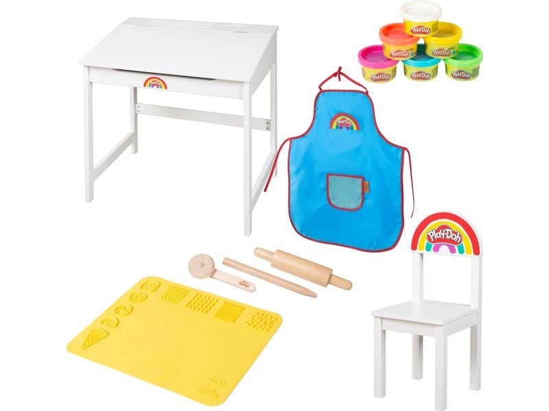 roba Kindertisch Play-Doh Schulpult mit Stuhl