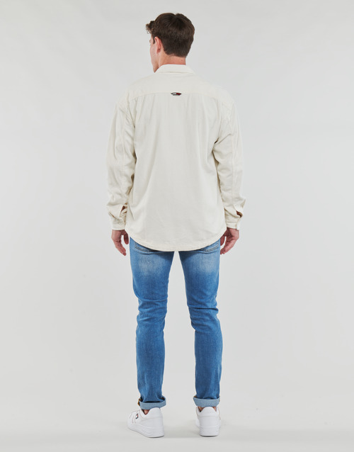 Tommy Jeans - TJM CASUAL CORDUROY OVERSHIRT Blanco
