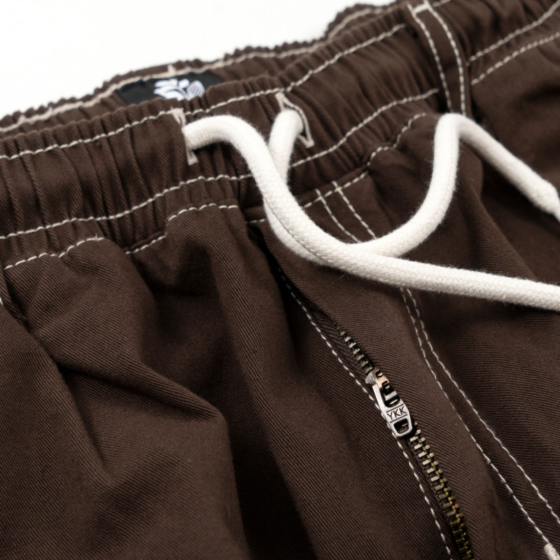Couture lâche pour pantalon - Chocolat