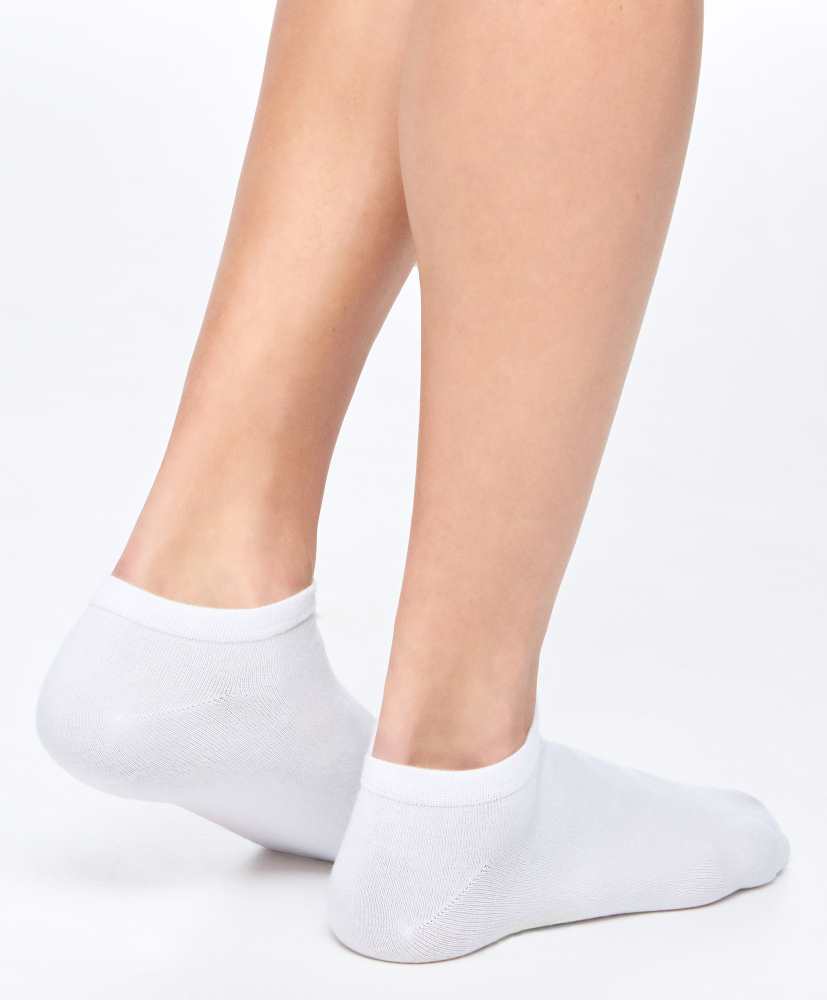2 pares de meias de modal para tênis