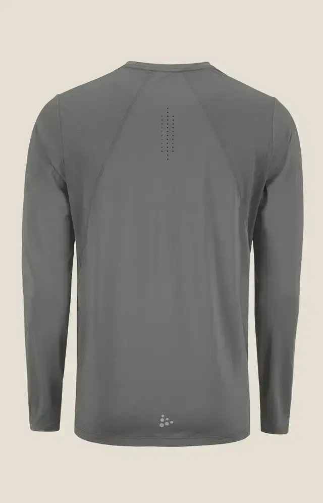 Craft ADV Essence 2 Hardloopshirt Lange Mouwen Grijs Heren