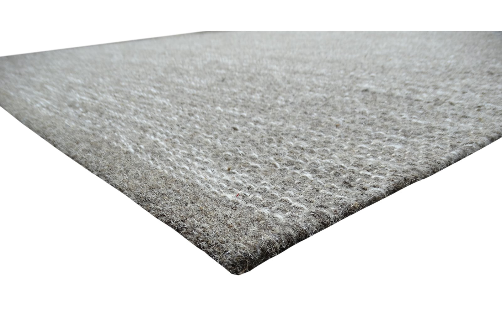 Værdal gulvteppe 160x230 160x230cm taupe/offwhite ull/bomull håndvevd