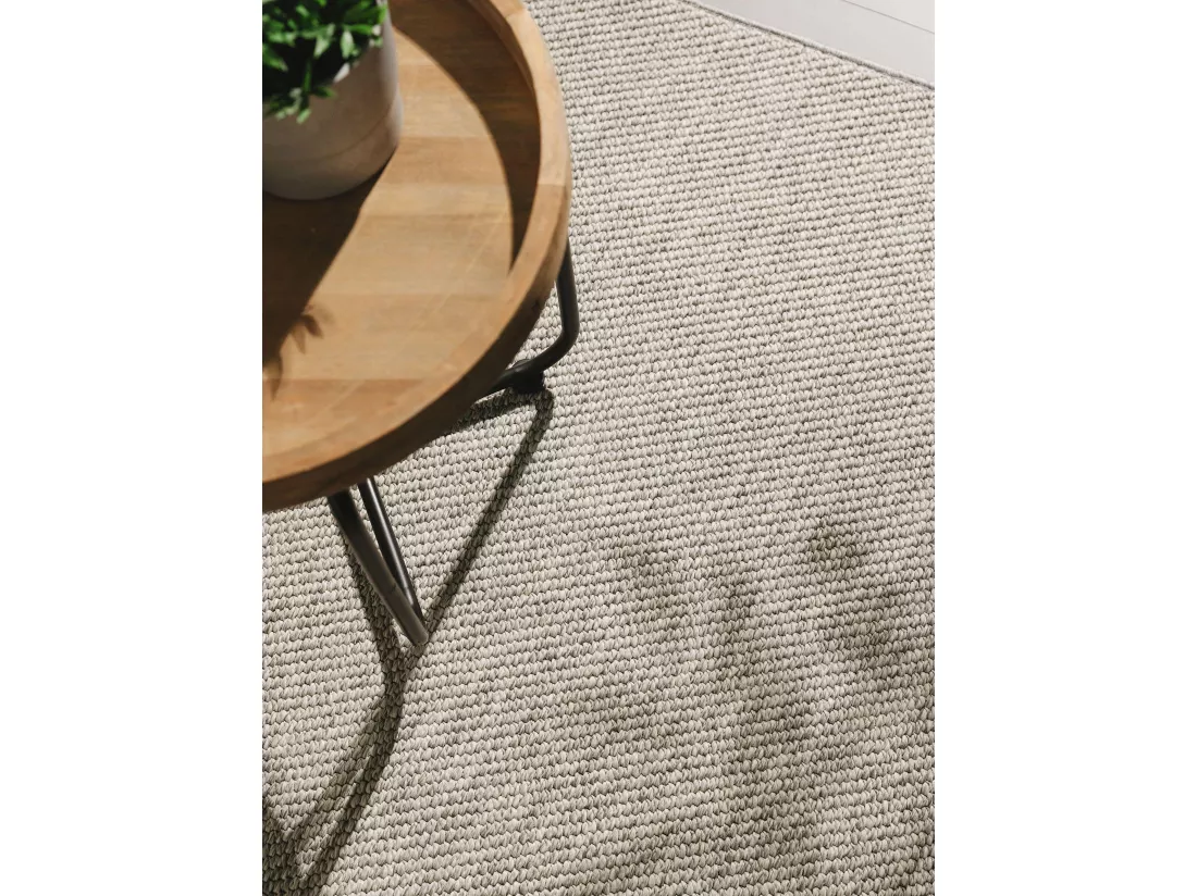 Tapis d'extérieur & intérieur Iowa Gris clair 195x195 cm