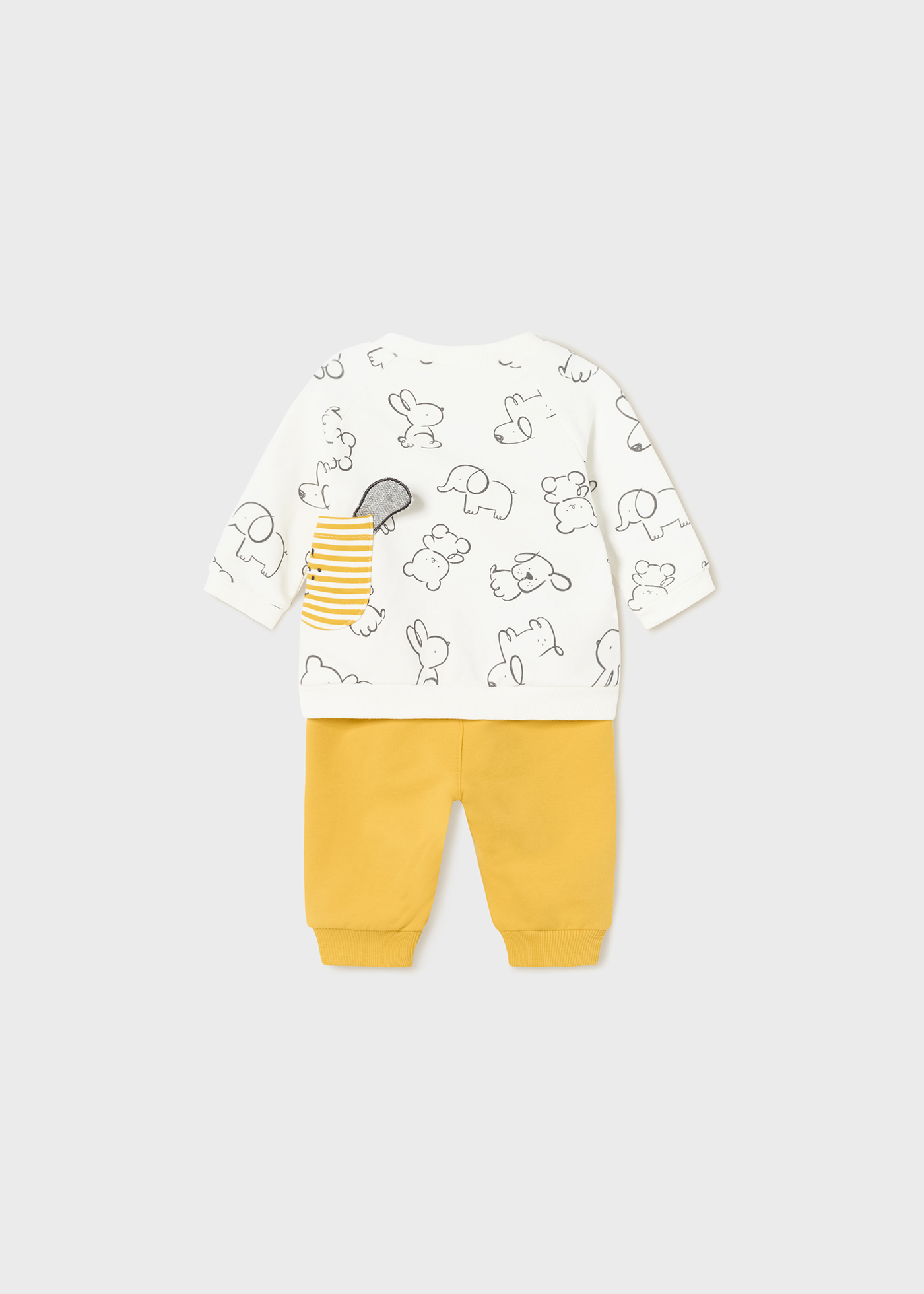 Conjunto de moletom Better Cotton de 4 peças para recém-nascidos