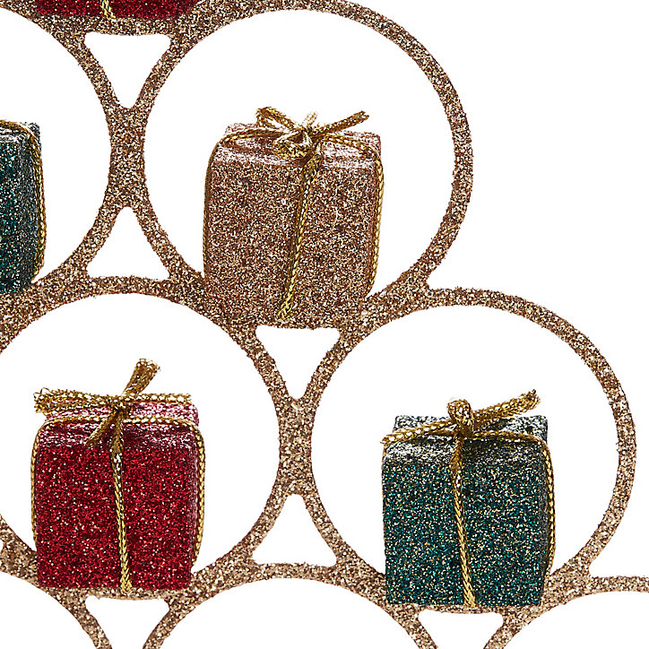 Sapin décoratif de table doré 31 cm