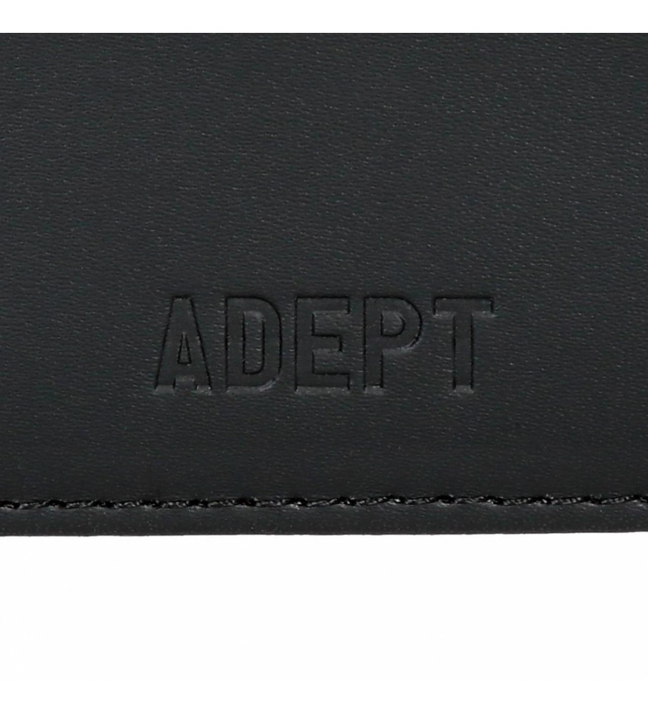 Carteira Joumma Bags Adept Mark com fecho de clique preto