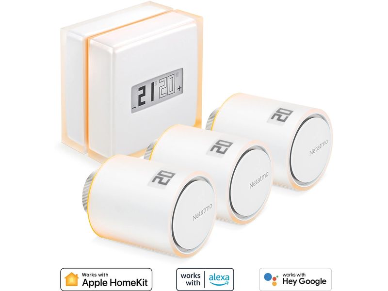 Netatmo Comfort Smartes Komfort-Set 1 Thermostat & 3 Heizkö Maximieren Sie Ihren Wohnkomfort und Energieeffizienz mit unserem smarten Set
