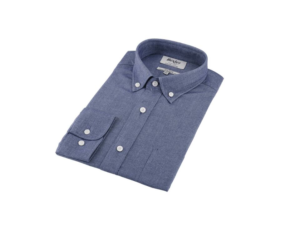 Chemise flanelle bleu foncé - DAREN