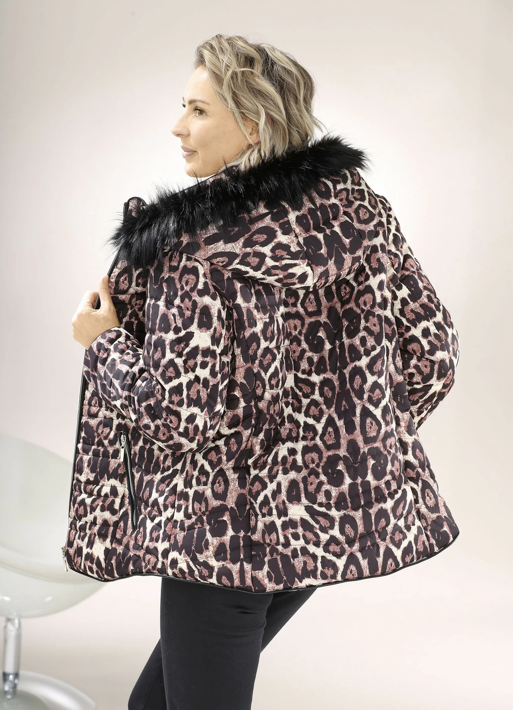 Jacke mit Stretchgürtel