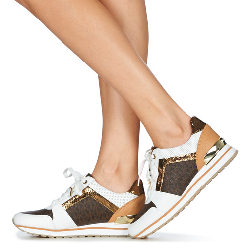 MICHAEL Michael Kors - BILLIE TRAINER Blanco / Marrón