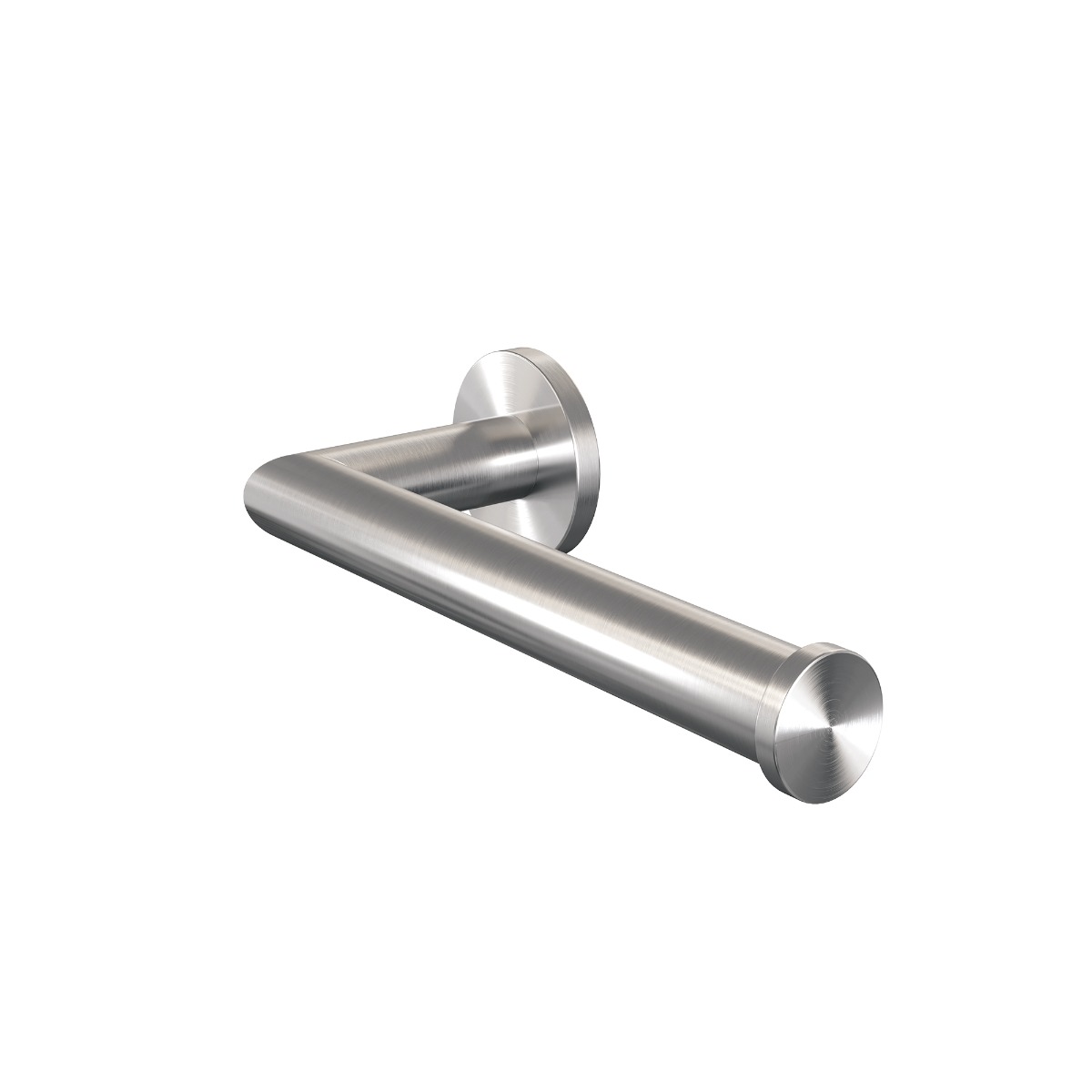 Brauer Brushed Edition set met handdoekhaak, toiletrolhouder en toiletborstelset RVS geborsteld PVD