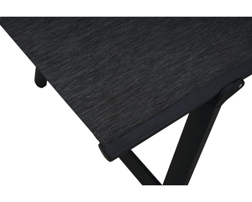 Garden Place Enya tuinligstoel 175 x 74 x 107 mm zwart