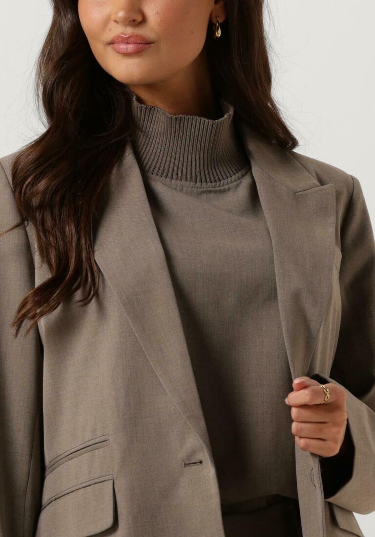 CO\\'COUTURE taupe co'couture blazer vidacc single oversize blazer