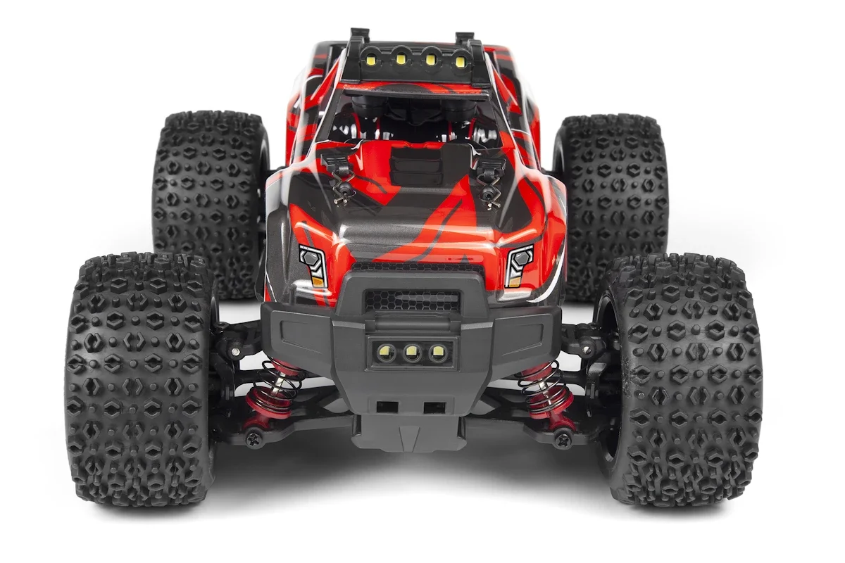 Maverick - Fjernstyret Bil Atom AT1 1/18 4WD Elektrisk Truck - Rød