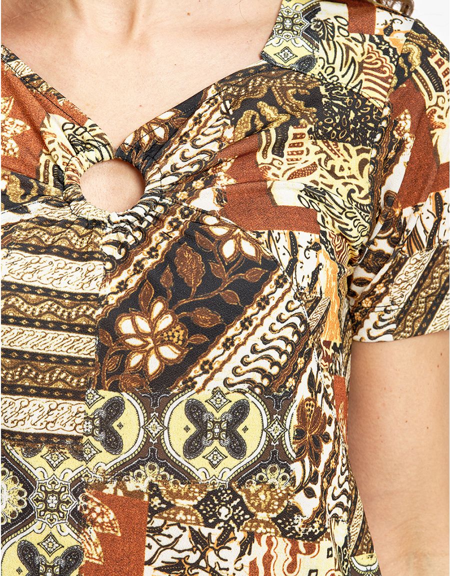 T-shirt fantaisie anis
