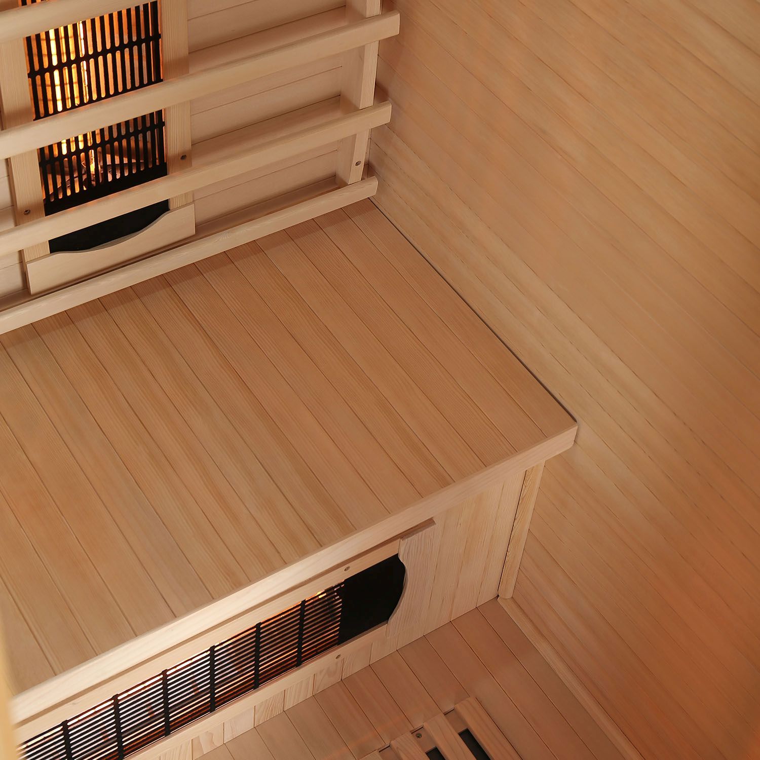 Artsauna Infrarotkabine Wärmekabine Oslo mit Vollspektrumstrahlern & Hemlockholz