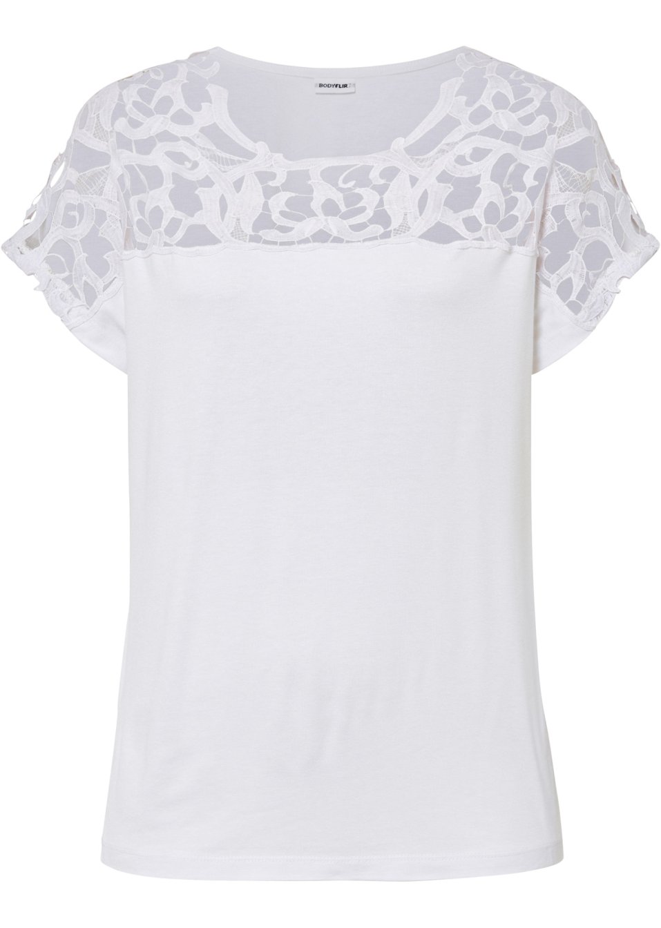 T-shirt à dentelle