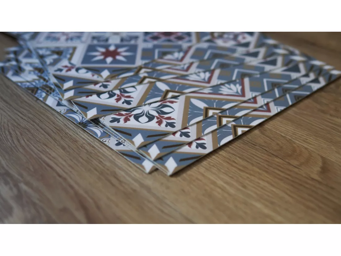 Carrelage autocollant - vinyle - Texture mur 9x30x30
