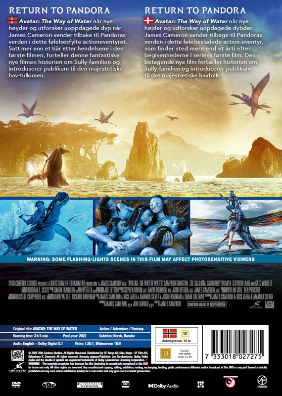 Avatar 2 - The Way Of Water - DVD