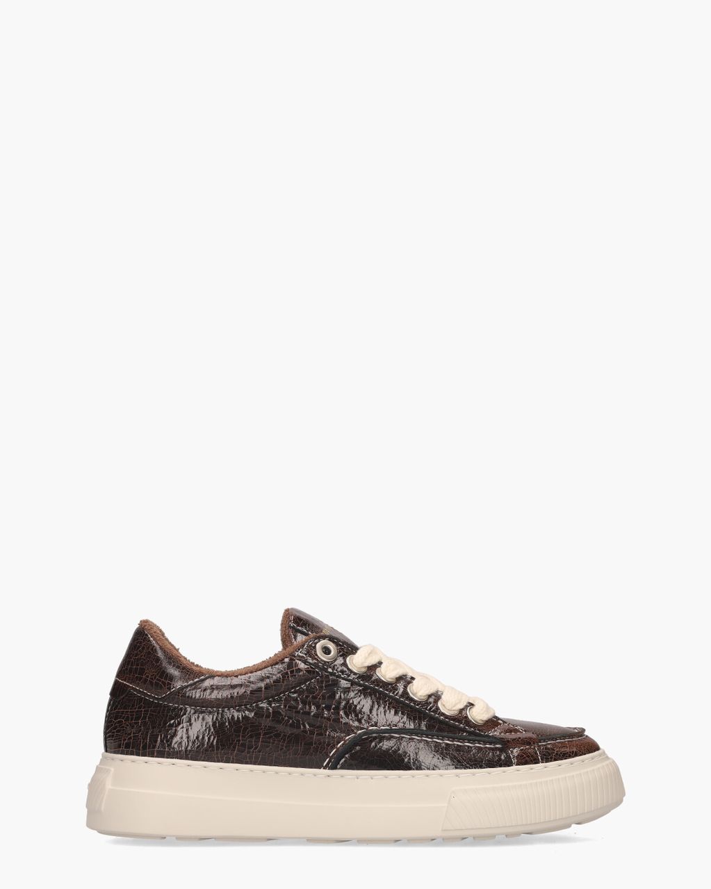 Nubikk Caldera Tora Donkerbruin Damessneakers