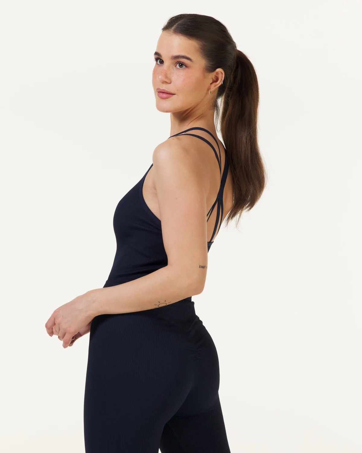 Bumpro Perfect Rib Croptop Navy