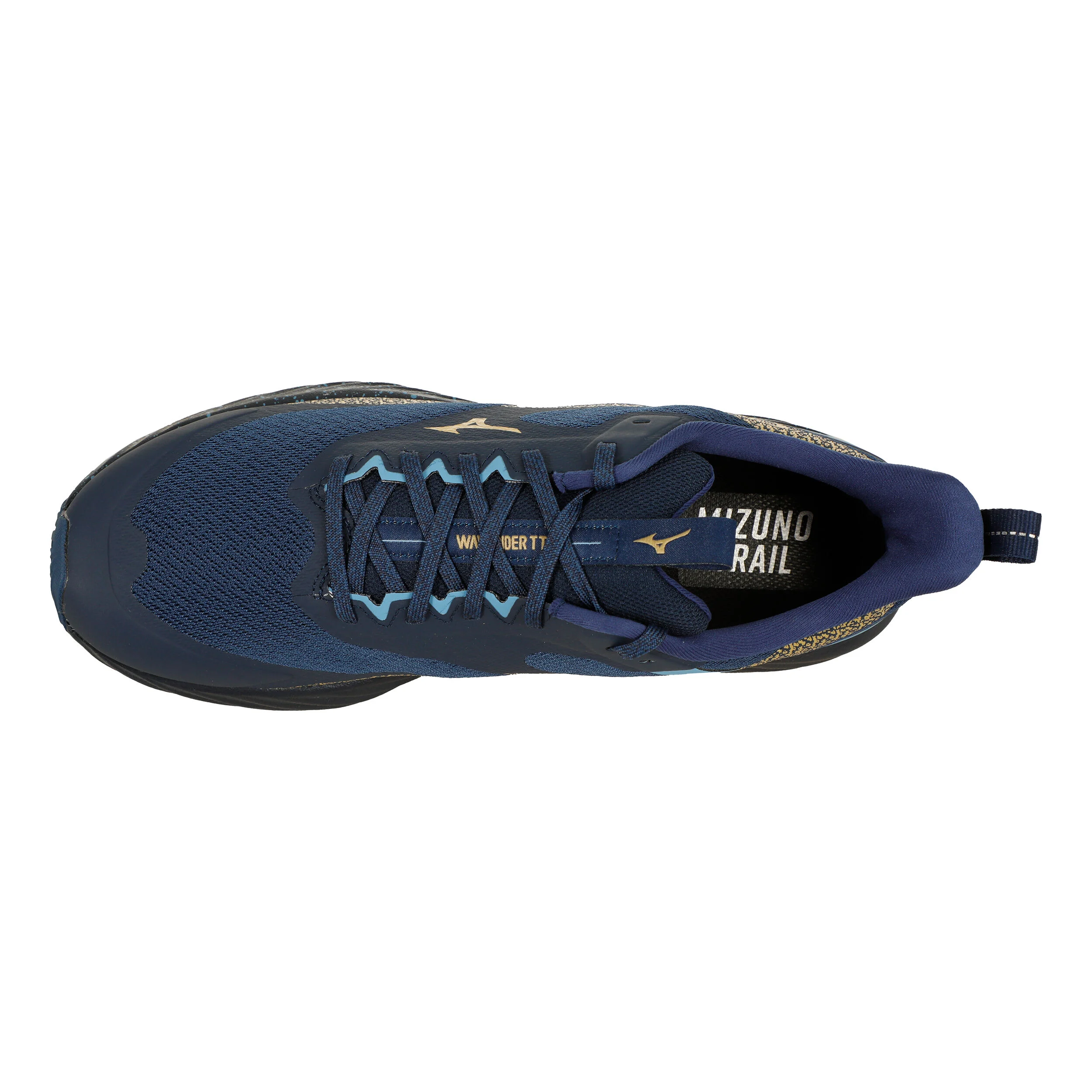 Mizuno Wave Rider TT 2 Chaussure Trail Hommes - Bleu , Or