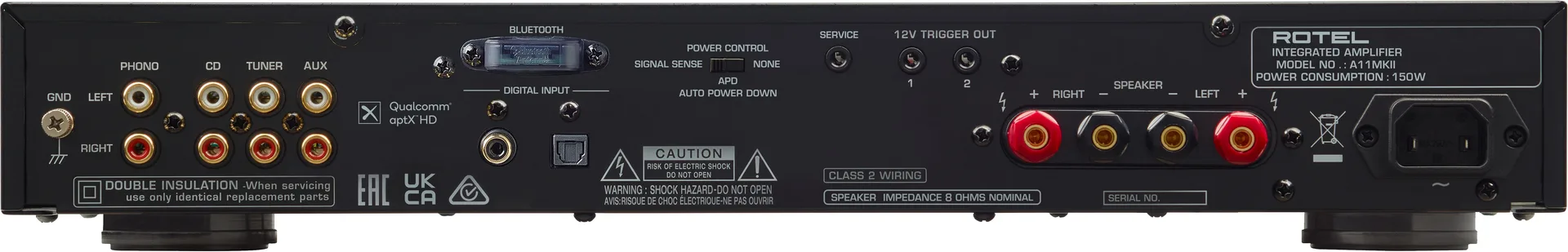 Rotel A11 MKII Noir Amplis hi-fi stéréo