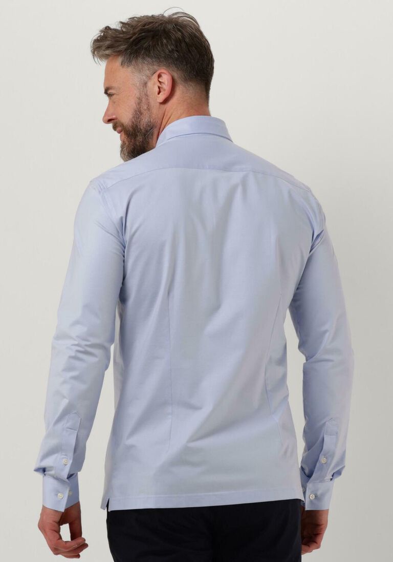 GENTI lichtblauwe genti klassiek overhemd s7096-1175