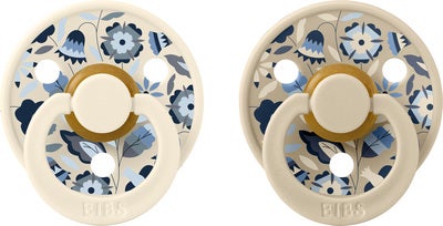 BIBS x Liberty Colour Bobo Smokk 1-Pack Lateks Str 2, Ivory Mix