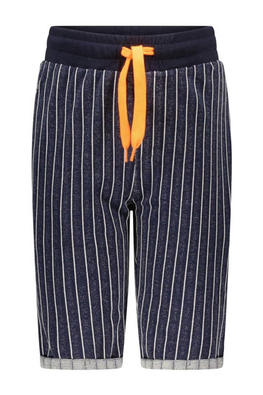 TYGO & vito gestreepte regular fit casual short Billy donkerblauw
