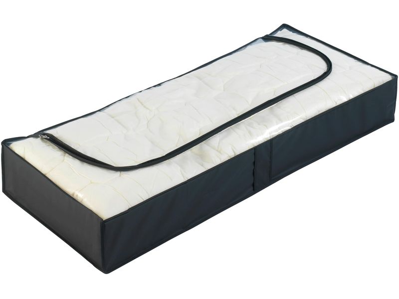 Wenko Unterbettkommode Deep Black 107 cm x 16 cm, 1 Stück Aufbewahrungsbox