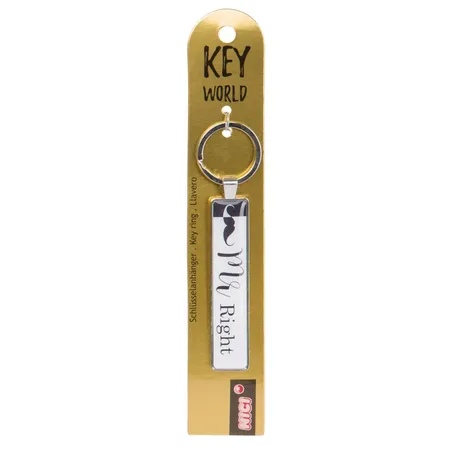 NICI Schlüsselanhänger Key World 'Mr. Right'