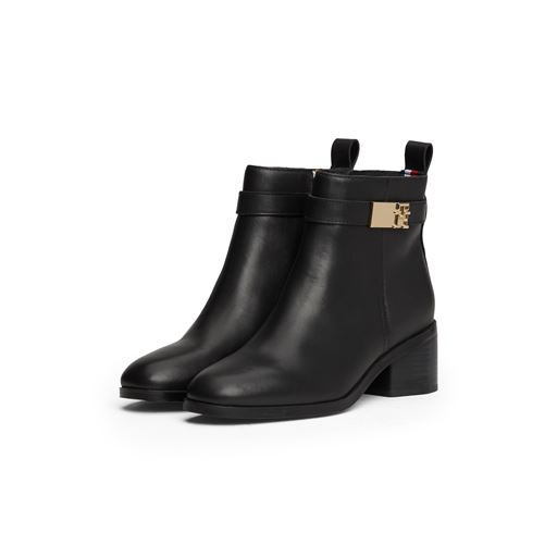Tommy Hilfiger TH Logo Støvler, Black, 39
