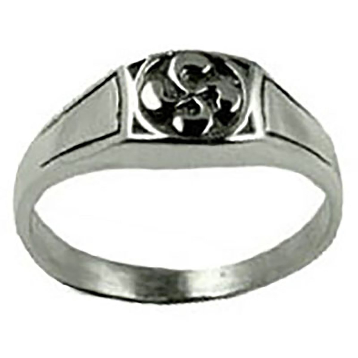 Chevalière croix basque argent petit modèle