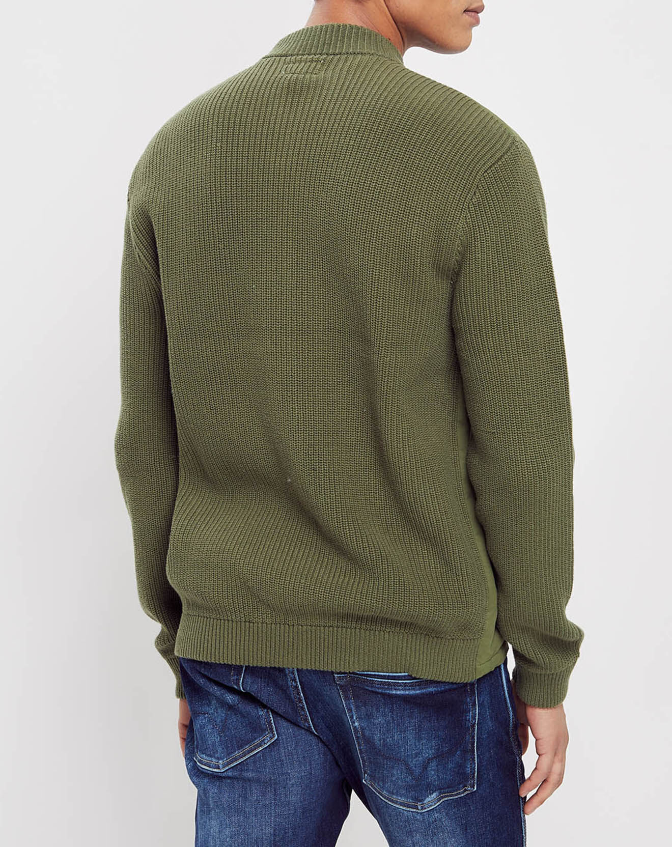 Pepe Jeans Veste en maille Liseret kaki